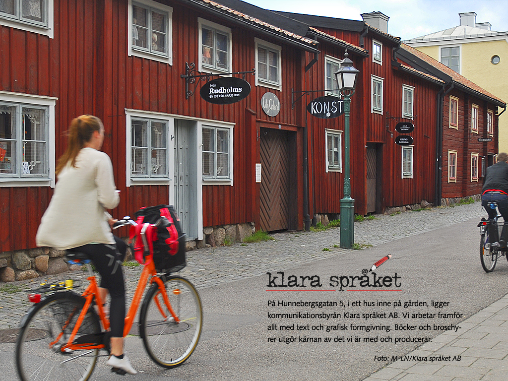 klara språket. På Hunnebergsgatan 5